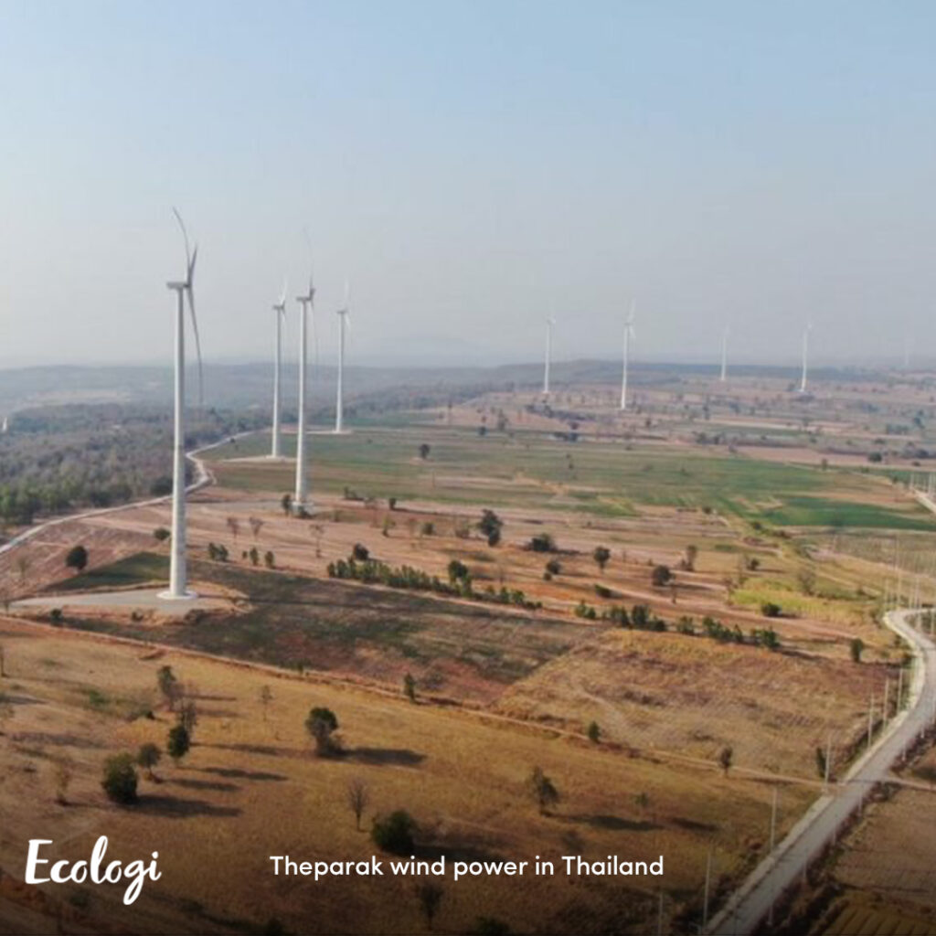 Image showing wind powers in Theparak wind power in Thailand