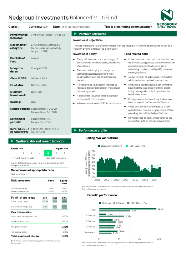 Nedgroup Investments – Balanced multifund class c