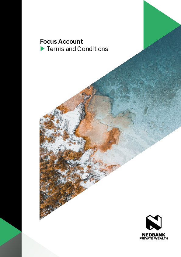 Nedbank Private Wealth online wealth services terms and conditions